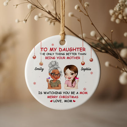 To My Daughter, Mother Watching You Be A Mom