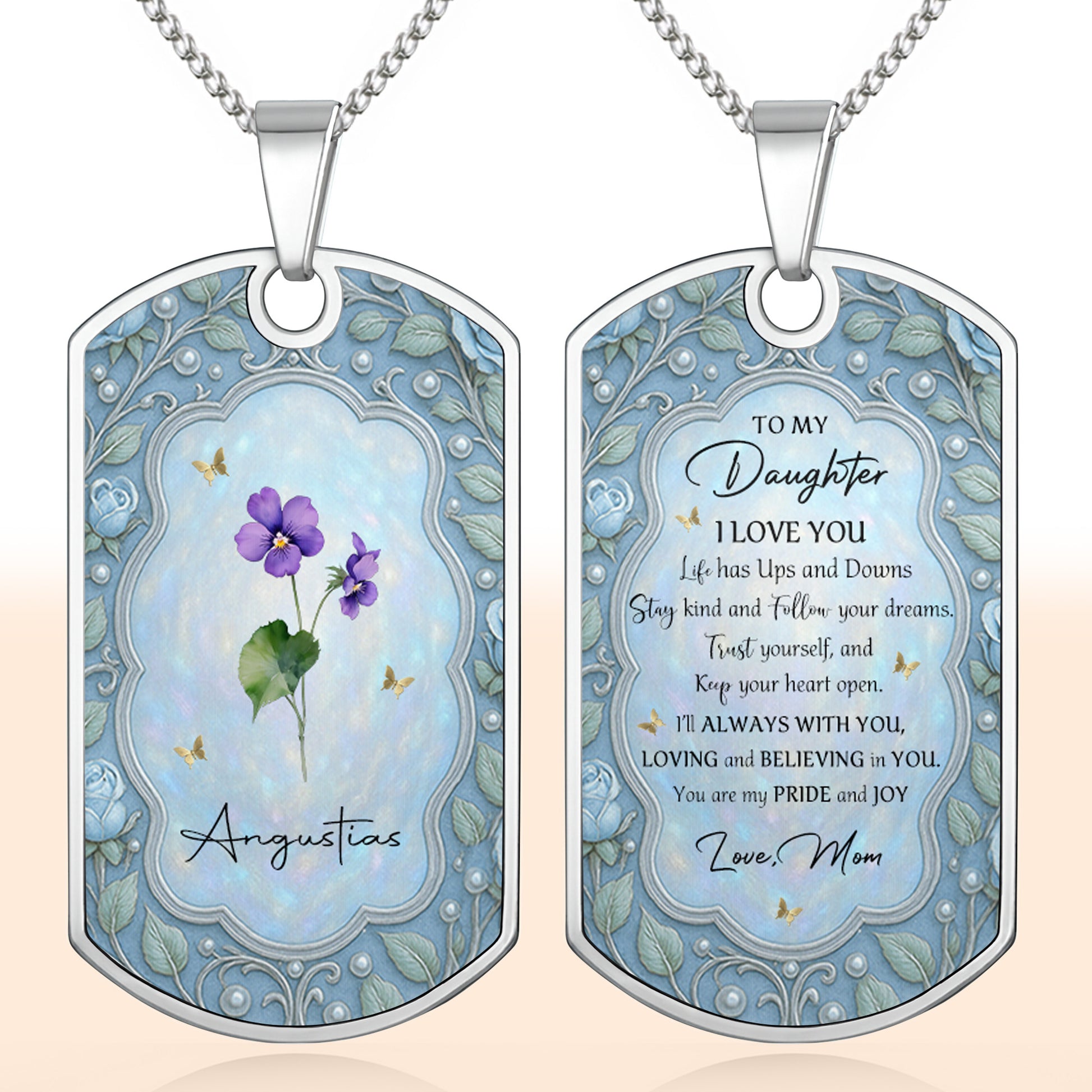 Delicate Beauty Of Violets And Graceful Butterflies