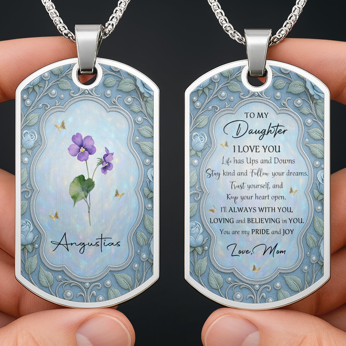 Delicate Beauty Of Violets And Graceful Butterflies