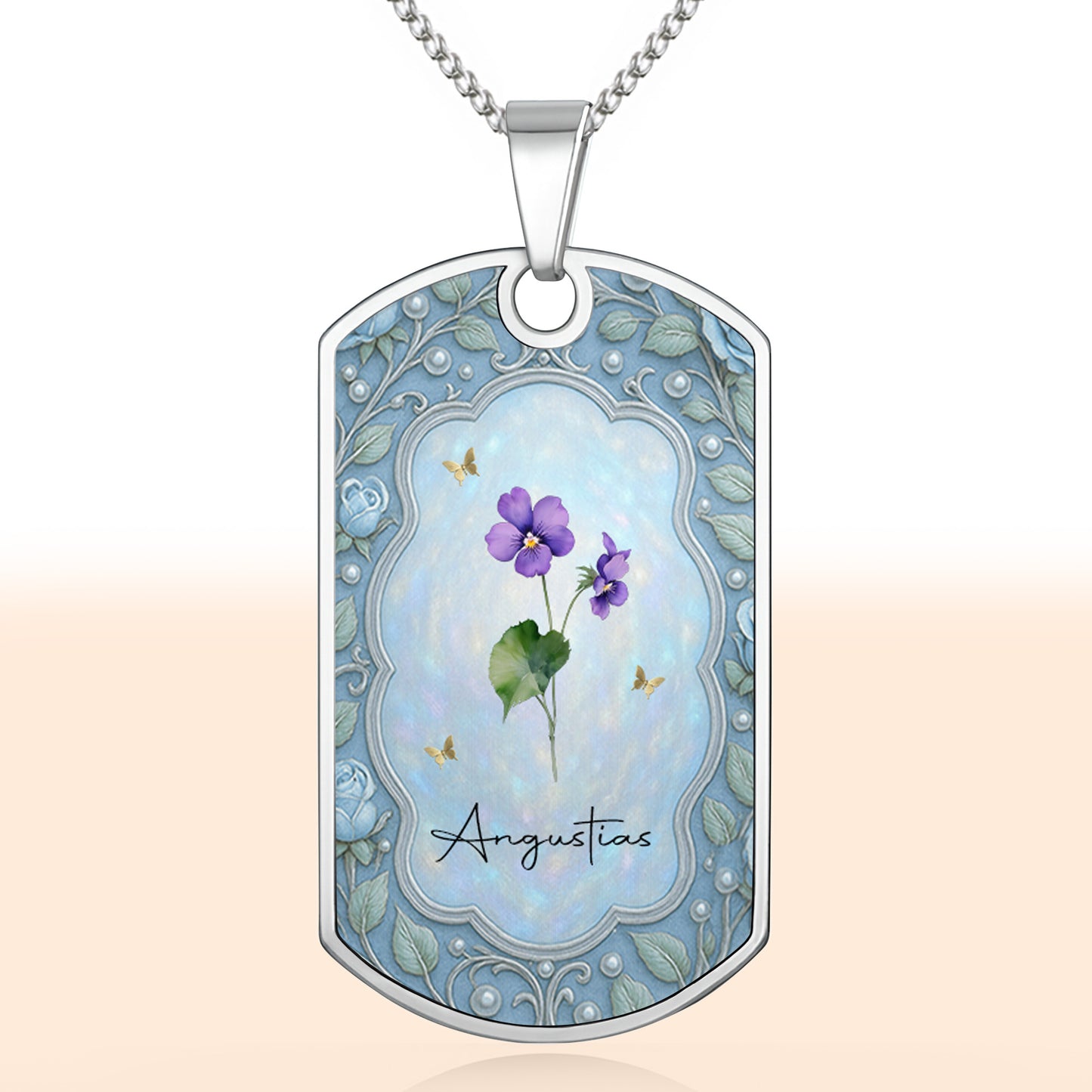 Delicate Beauty Of Violets And Graceful Butterflies