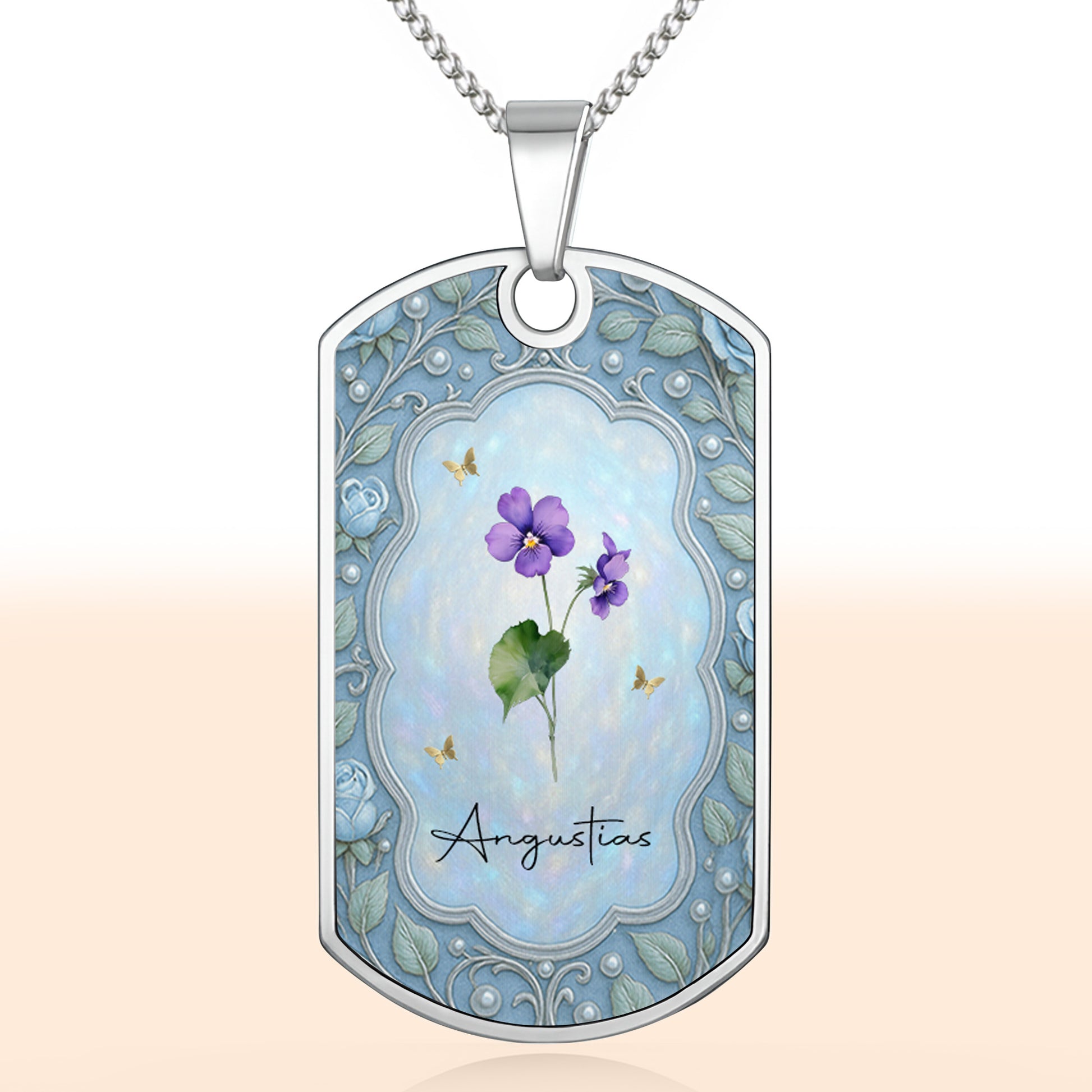 Delicate Beauty Of Violets And Graceful Butterflies