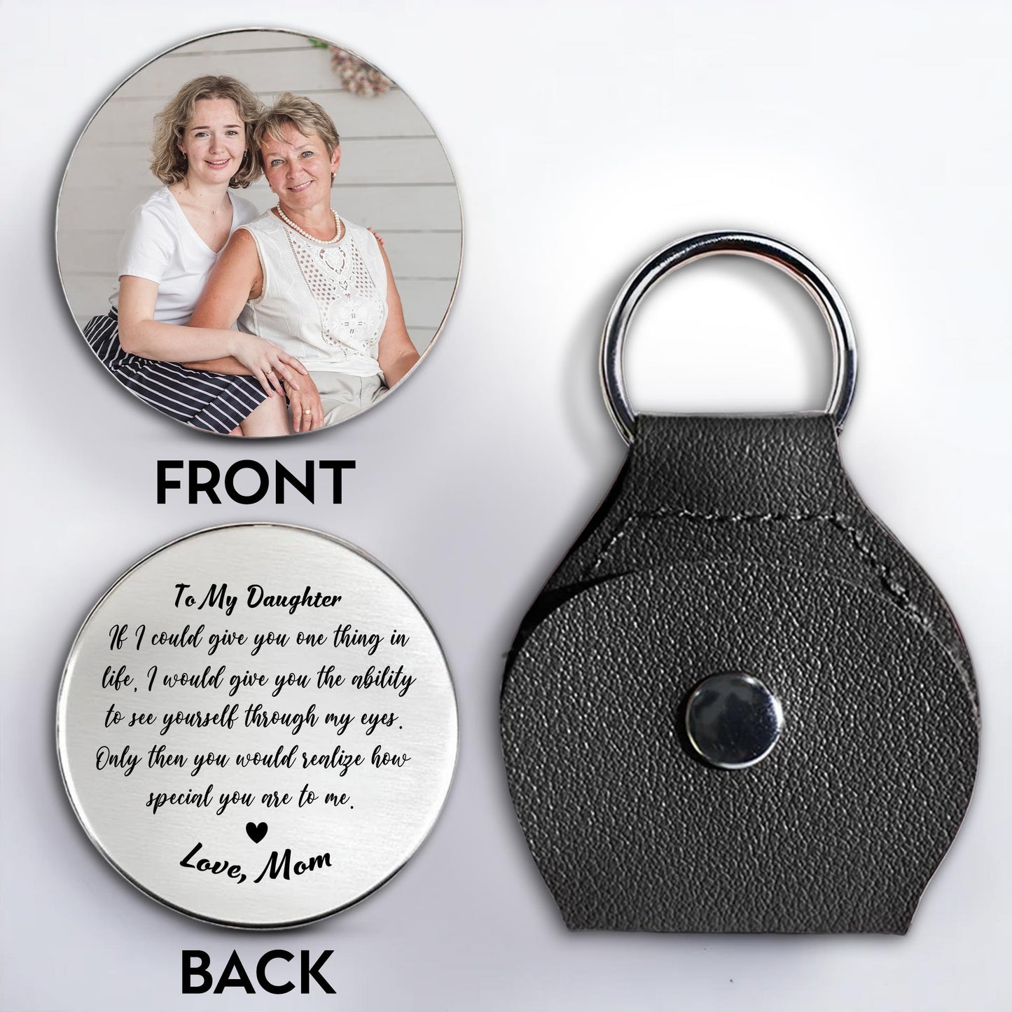 To My Daughter Love Message Pocket Hug