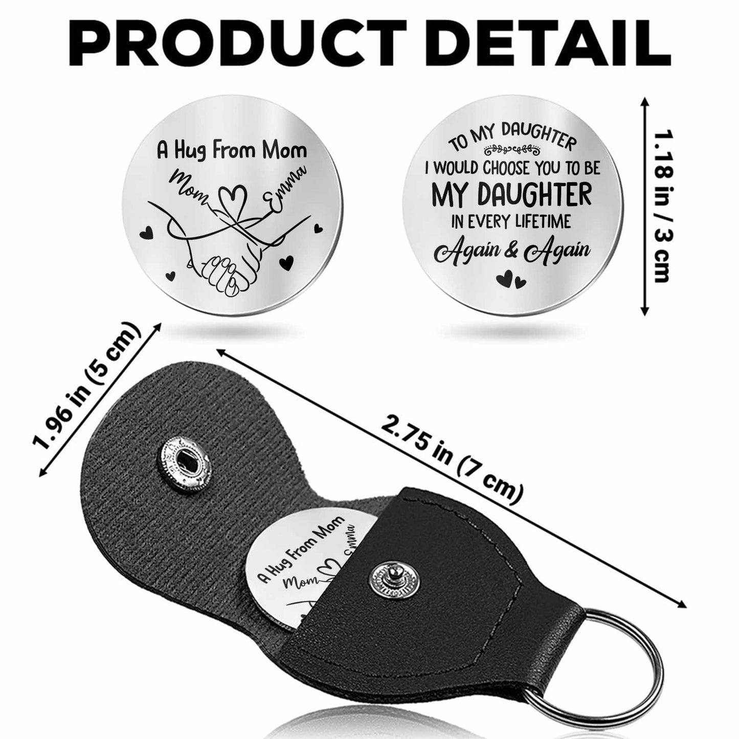 A Hug From Mom, Heart And Hands Design