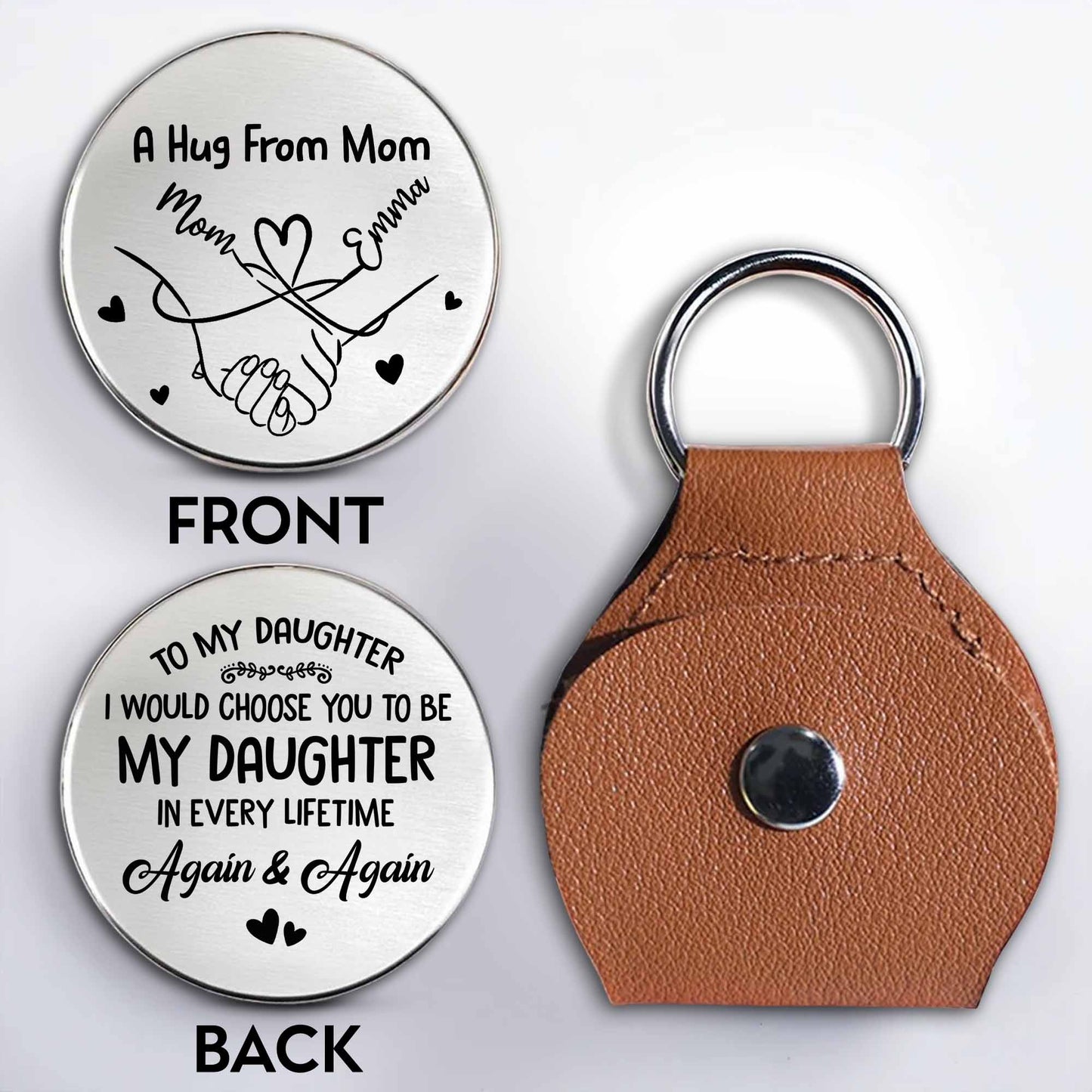 A Hug From Mom, Heart And Hands Design