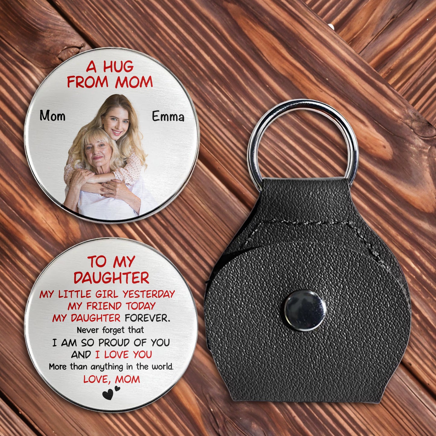 A Hug From Mom To My Daughter, Love And Pride