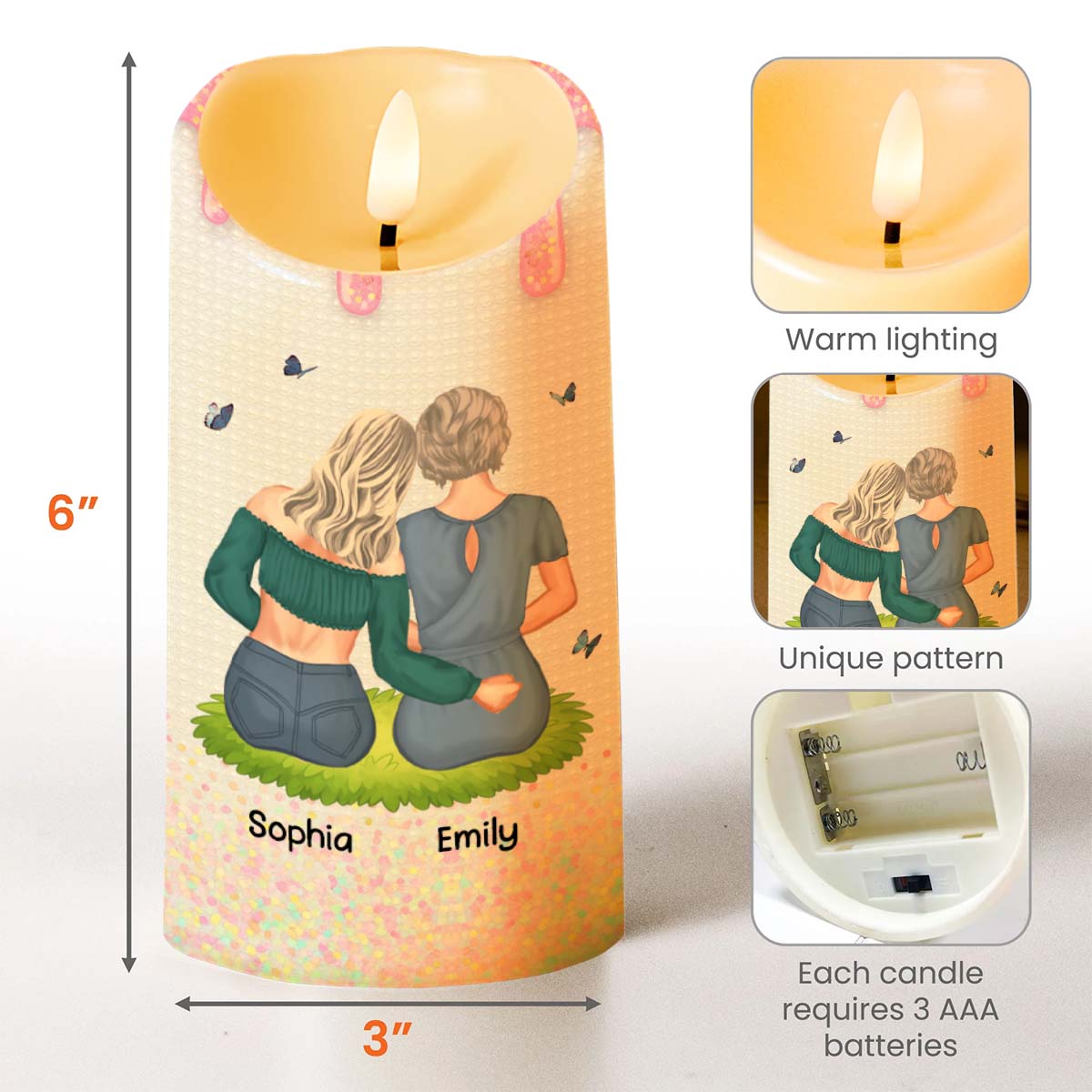 To My Badass Daughter, I Am The Storm Candle