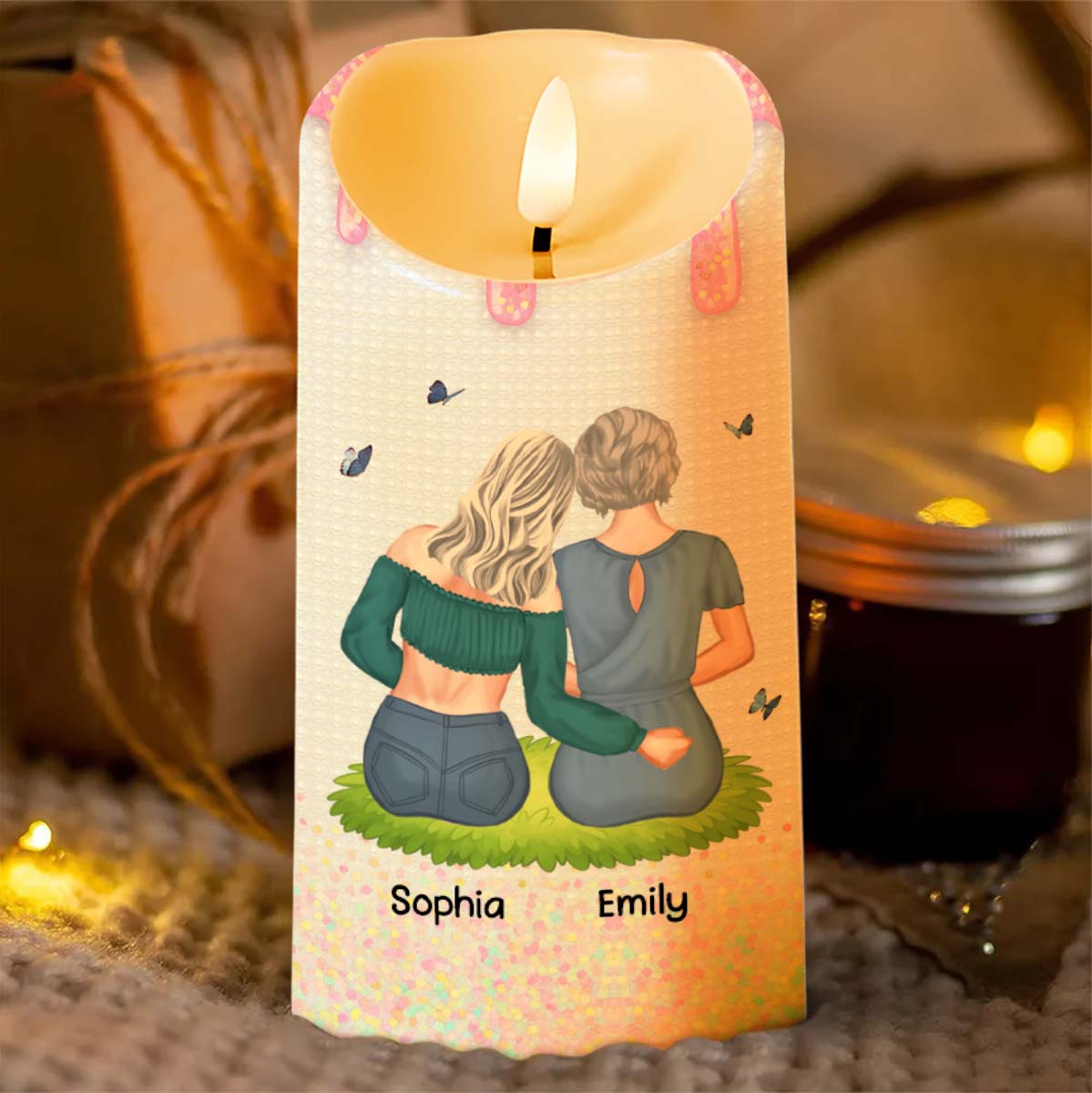 To My Badass Daughter, I Am The Storm Candle