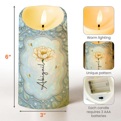 To My Beautiful Daughter, Flower And Butterflies Design