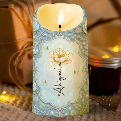 To My Beautiful Daughter, Flower And Butterflies Design