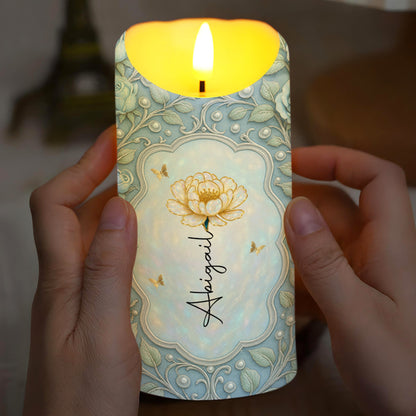 To My Beautiful Daughter, Flower And Butterflies Design