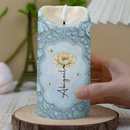 To My Beautiful Daughter, Flower And Butterflies Design