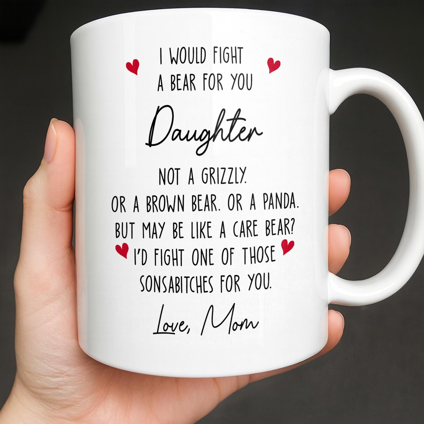 Custom Best Friends Caricature Coffee Mug With Flowers