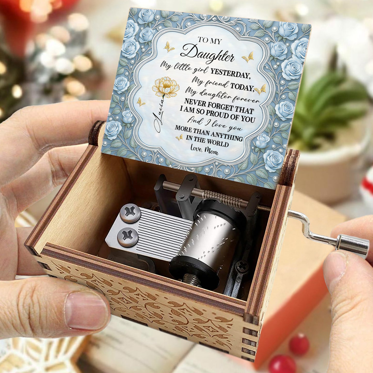 To My Daughter, Roses And Butterfly