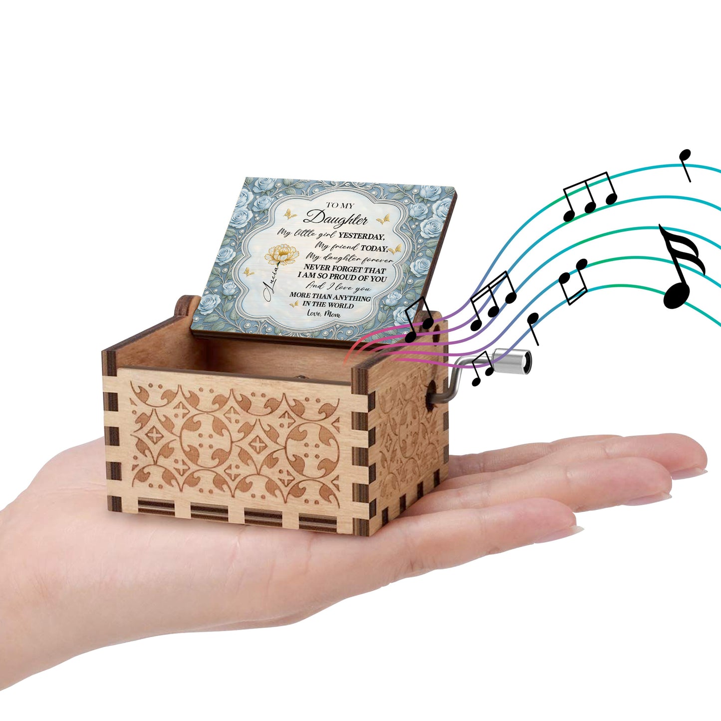 To My Daughter, Roses And Butterfly