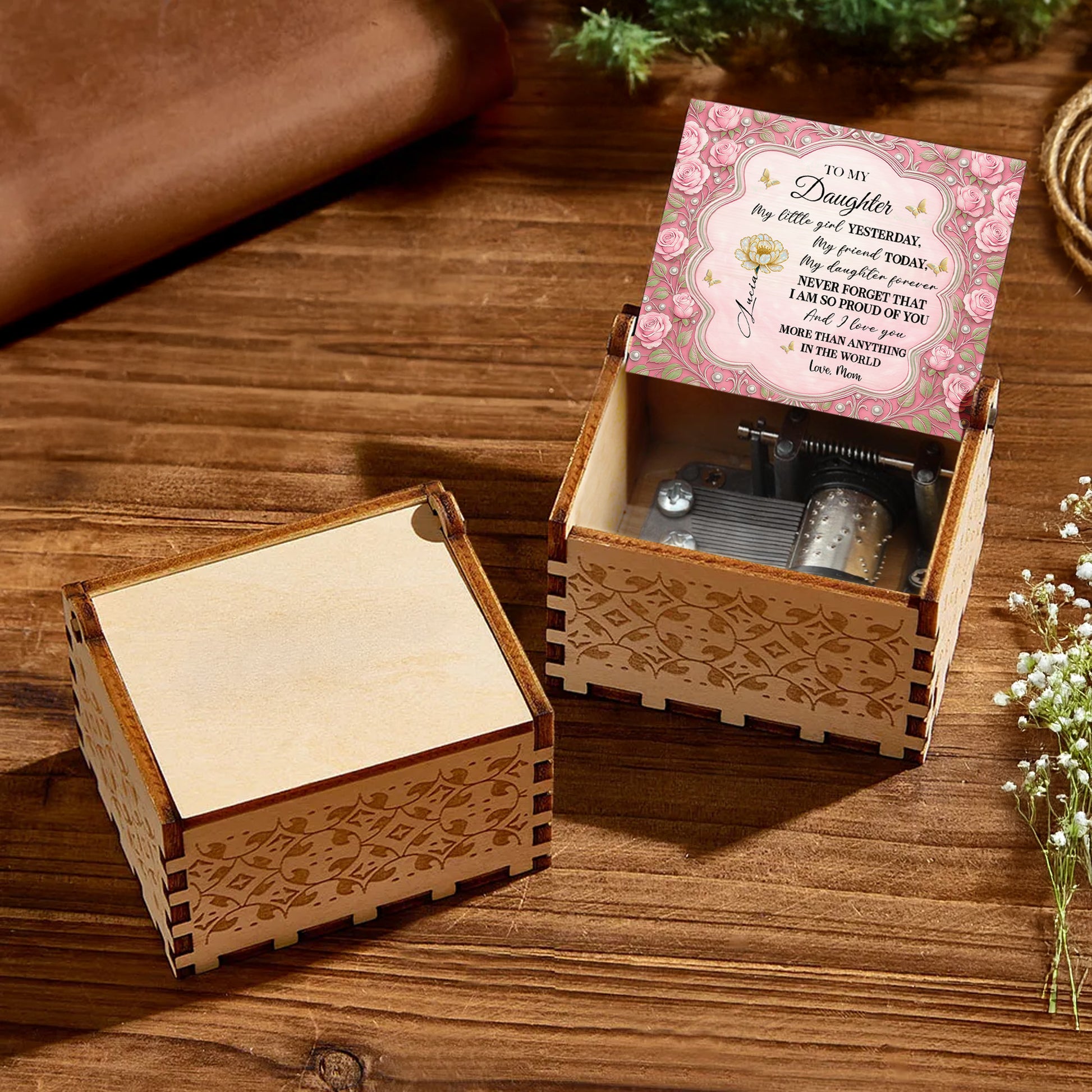 To My Daughter, Roses And Butterfly