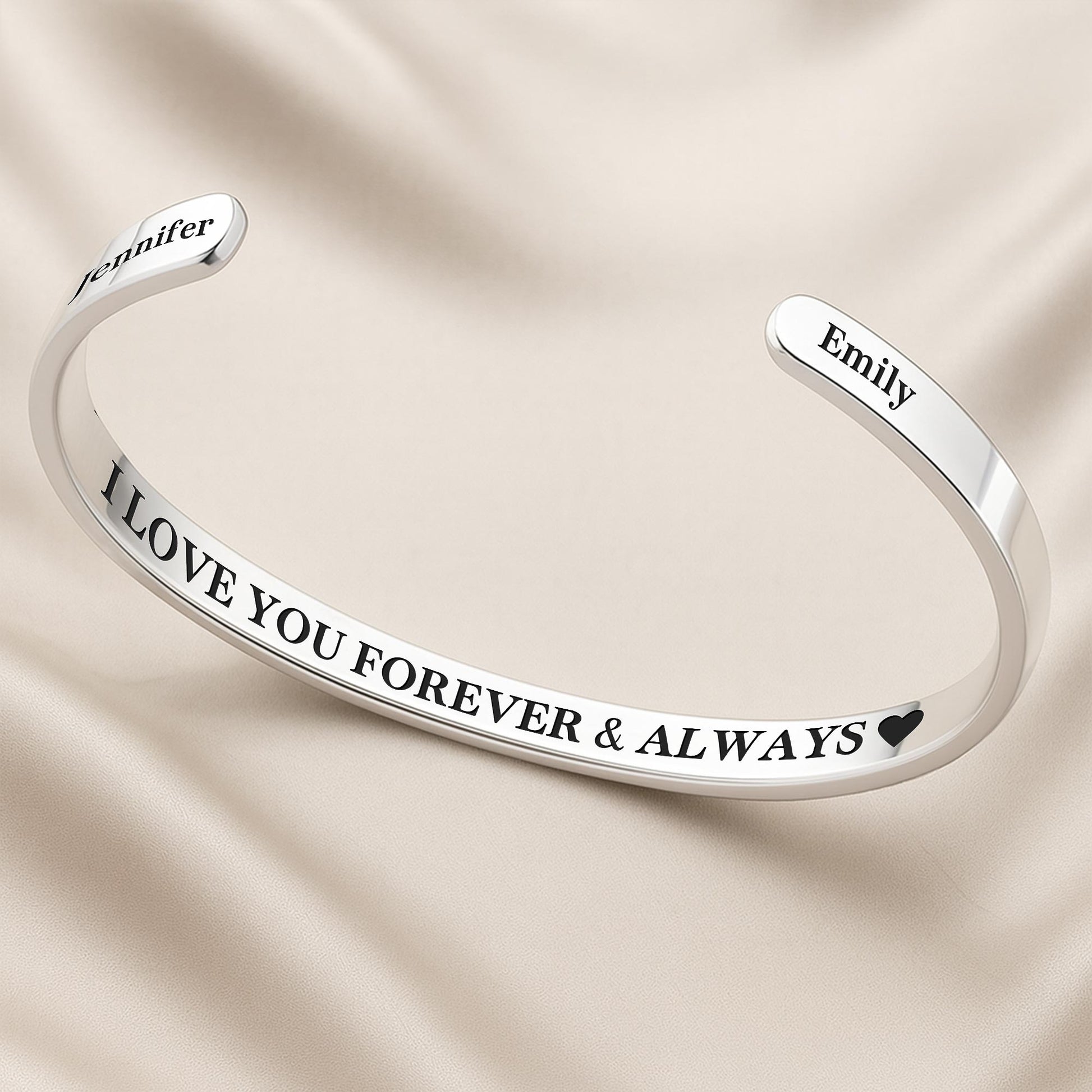 I Love You Forever And Always With Flowers Design