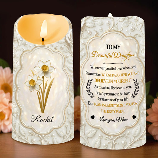 To My Beautiful Daughter, Flowers Love Message