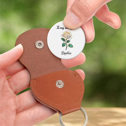 To My Daughter, Strong, Honest, Rose Design