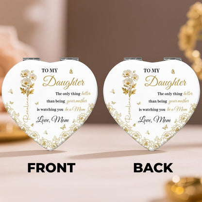 To My Daughter, Love From Mom, Butterflies And Flowers