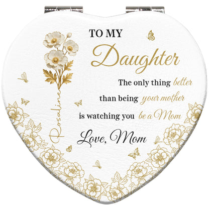 To My Daughter, Love From Mom, Butterflies And Flowers