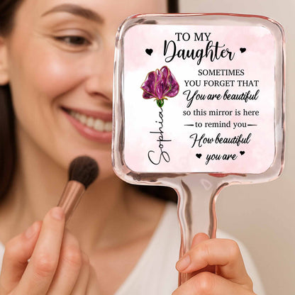 To My Daughter, You Are Beautiful, Flower Design