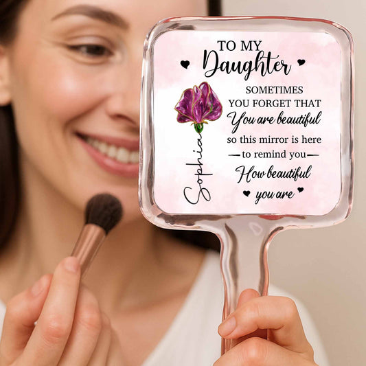 To My Daughter, You Are Beautiful, Flower Design
