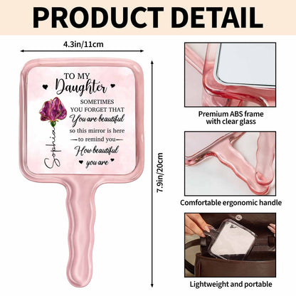 To My Daughter, You Are Beautiful, Flower Design