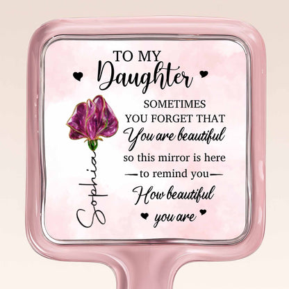 To My Daughter, You Are Beautiful, Flower Design