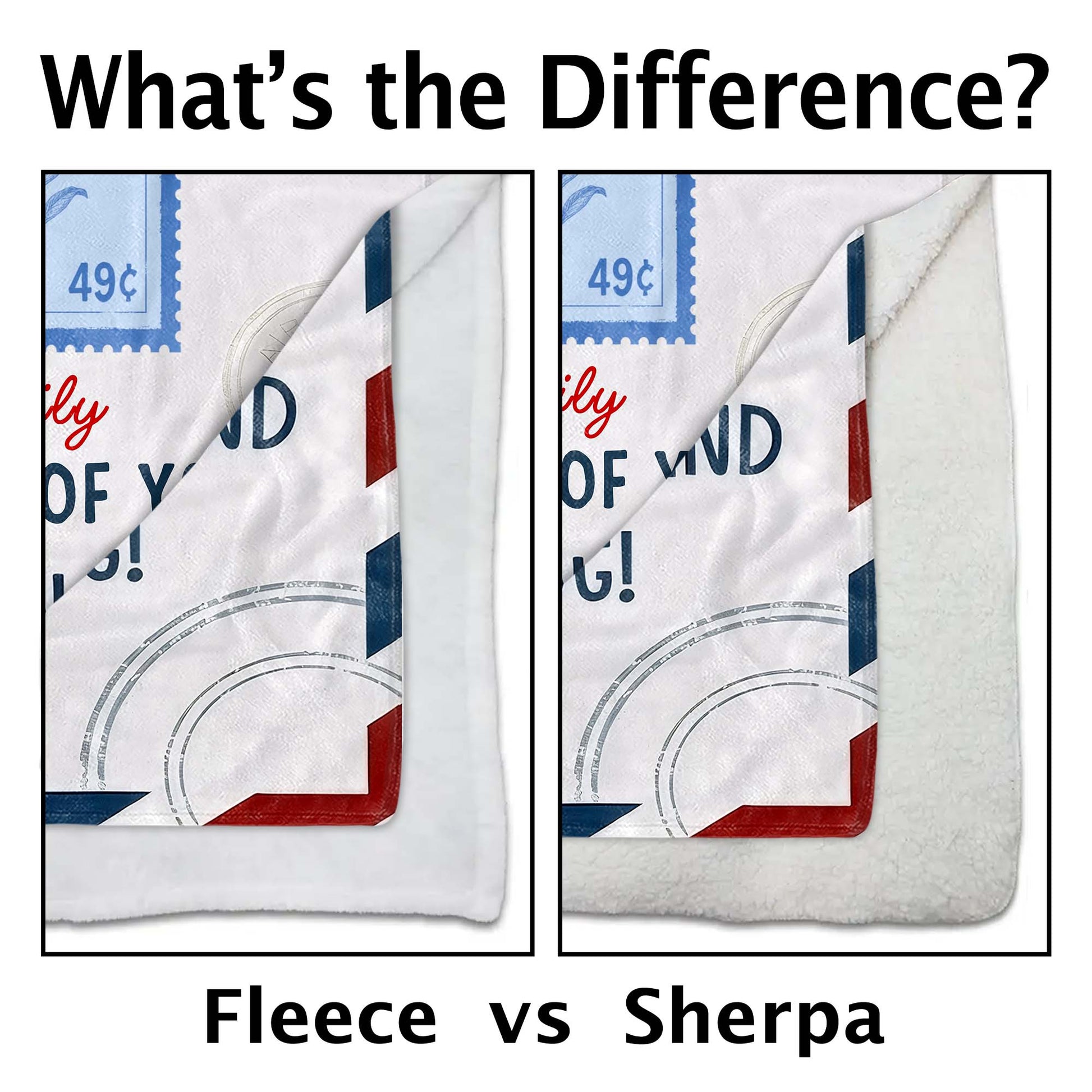 To My Daughter, Love and Postal Stamps Design