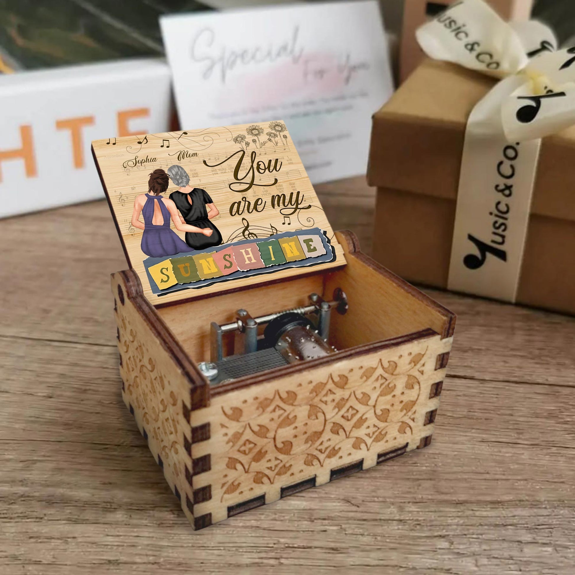 You Are My Sunshine With Women And Flowers