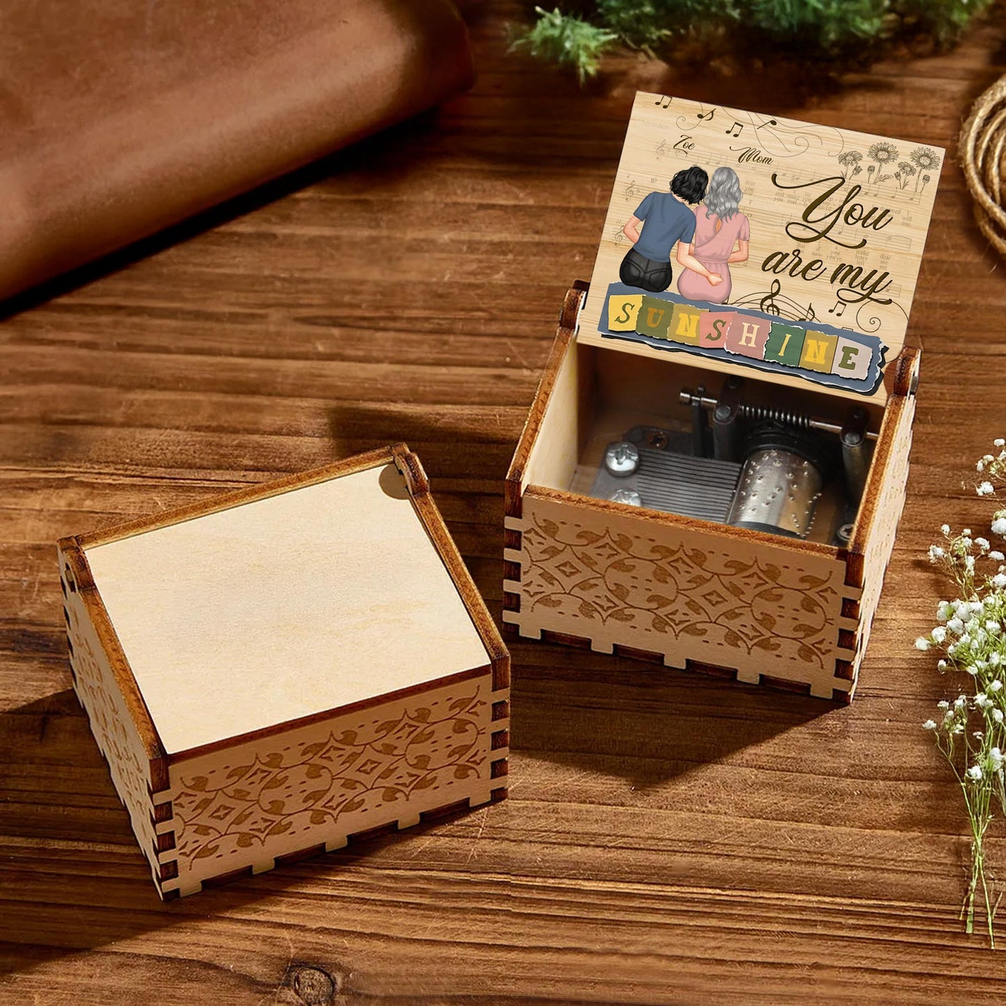 You Are My Sunshine With Women And Flowers