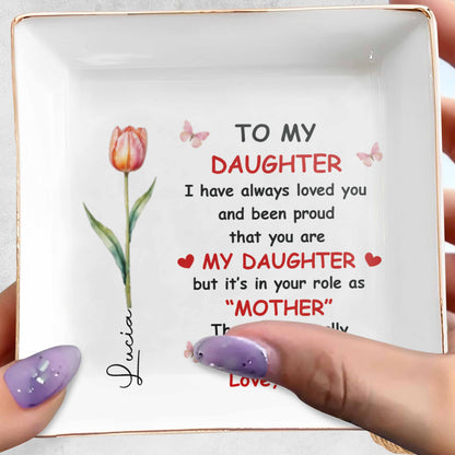 To My Daughter, Love And Pride In A Tulip Design