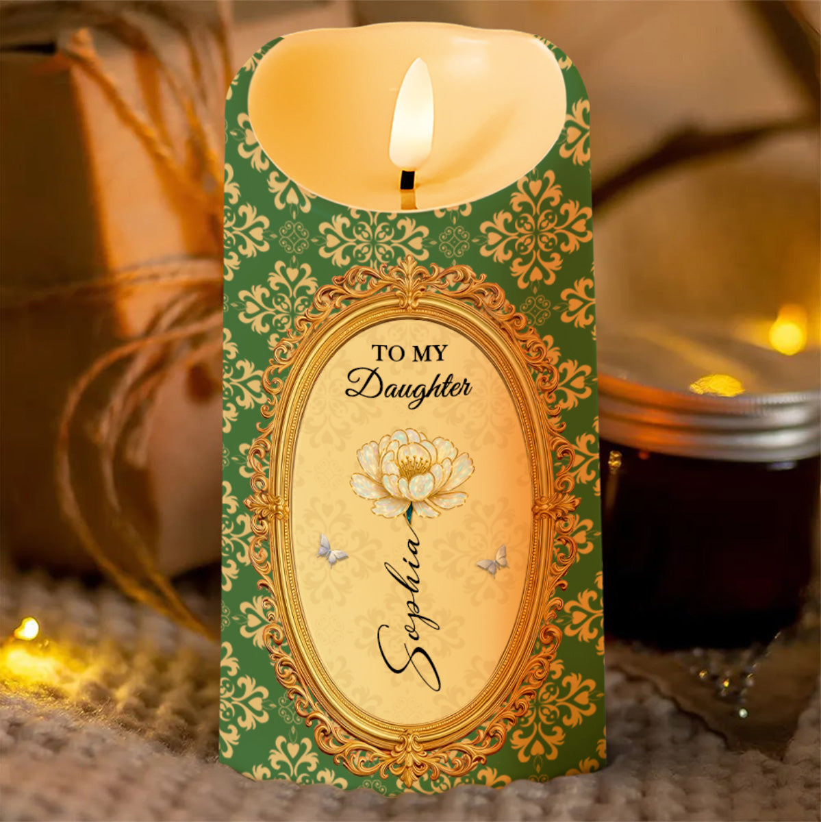 To My Daughter, Flowers And Butterflies