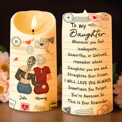 To My Daughter, Straighten Your Crown, Heart, Envelope