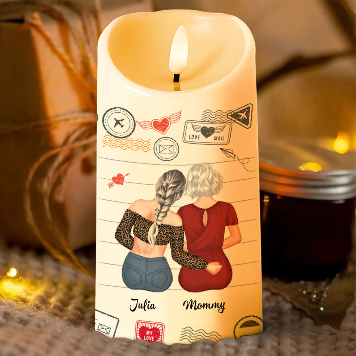 To My Daughter, Straighten Your Crown, Heart, Envelope