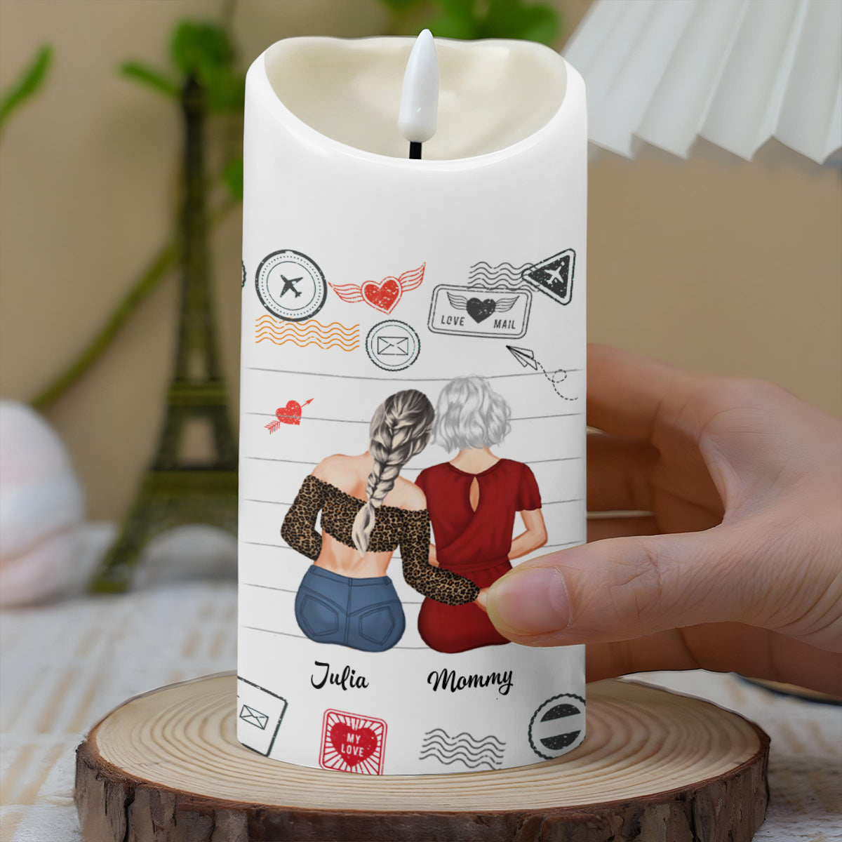 To My Daughter, Straighten Your Crown, Heart, Envelope