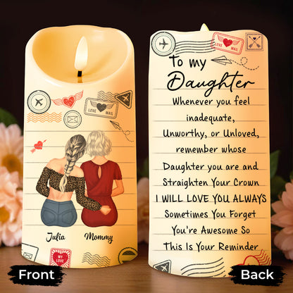 To My Daughter, Straighten Your Crown, Heart, Envelope