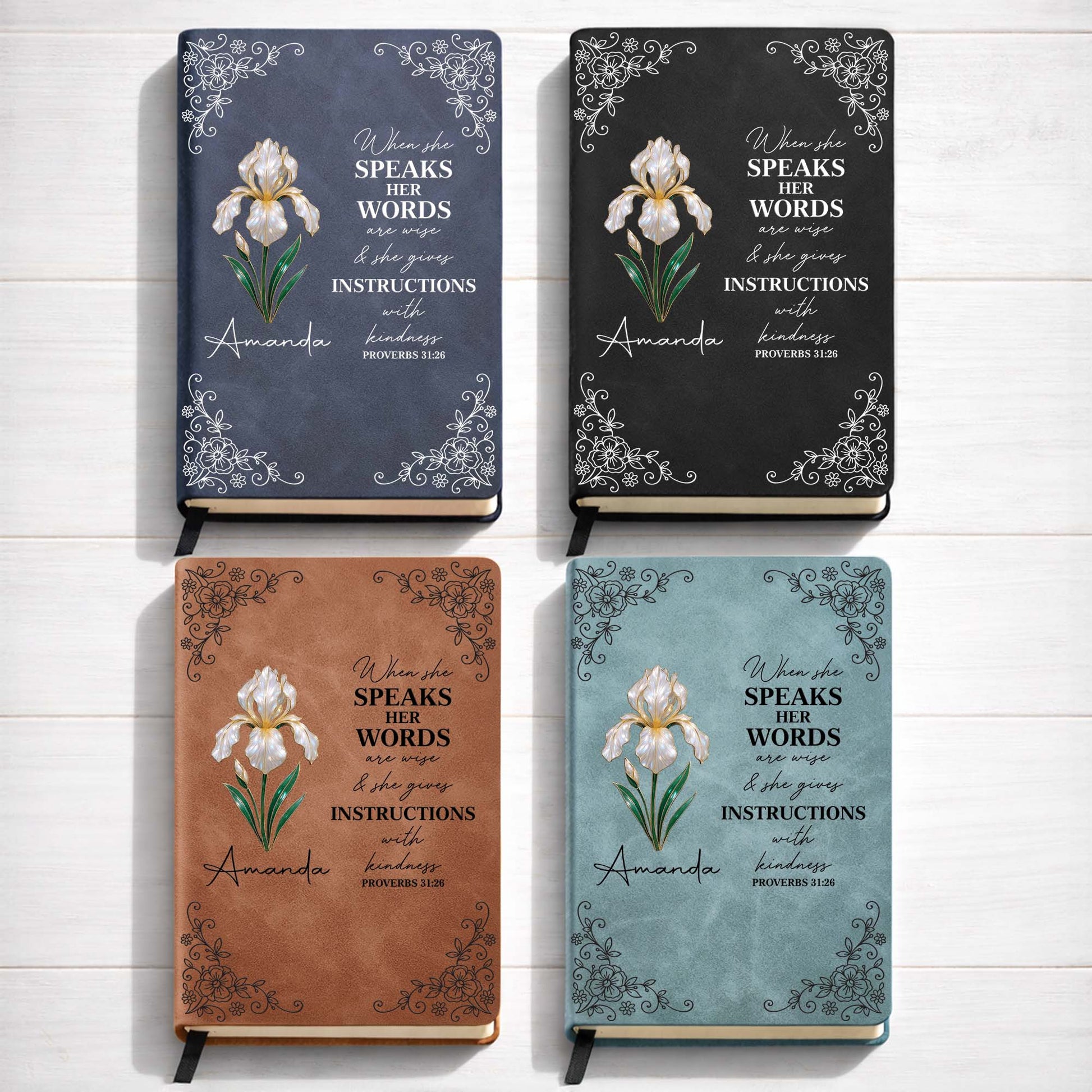 When She Speaks Her Words Flower Design