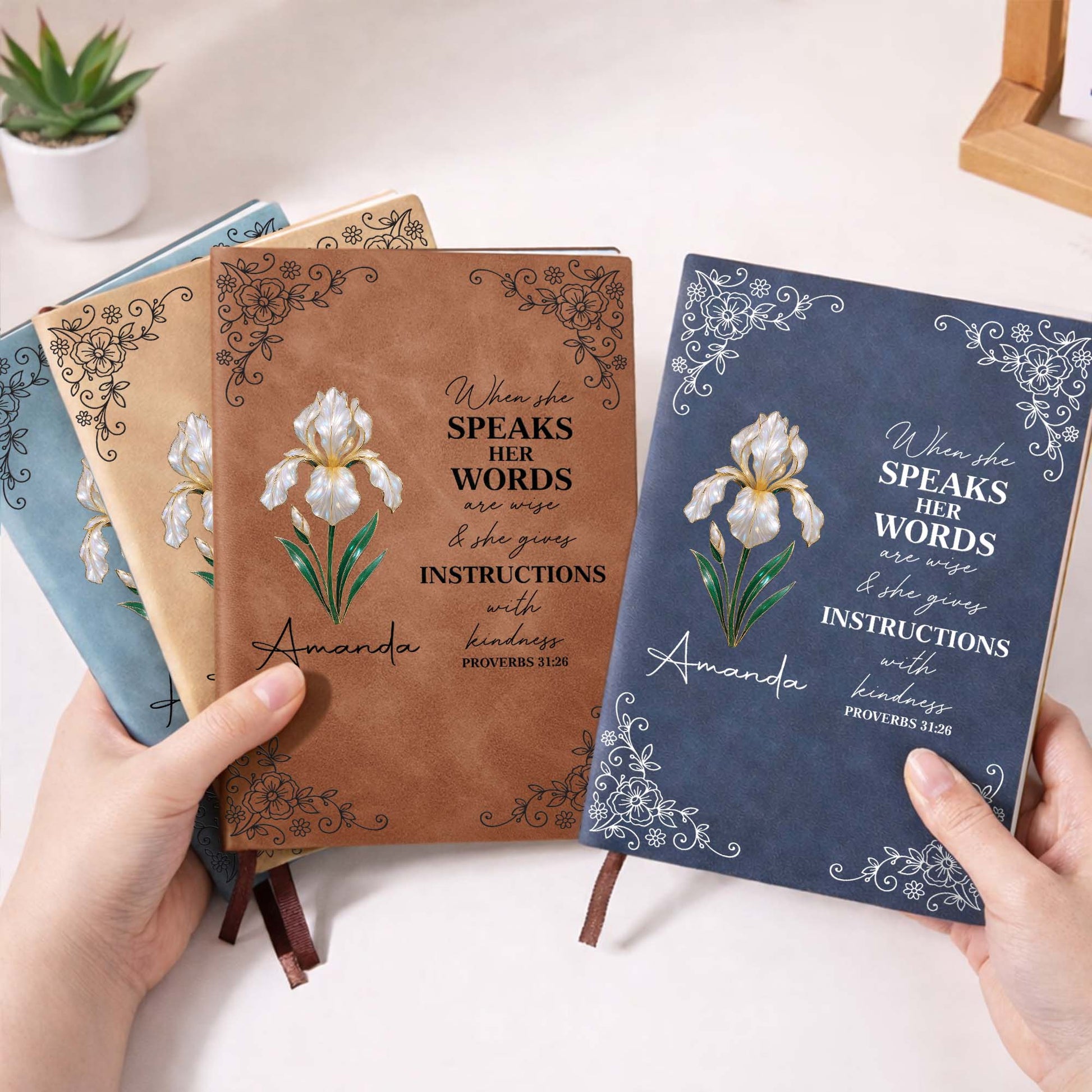 When She Speaks Her Words Flower Design