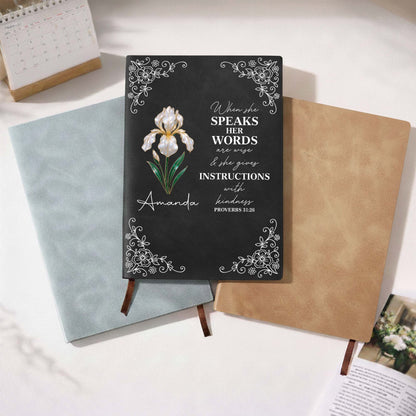 When She Speaks Her Words Flower Design