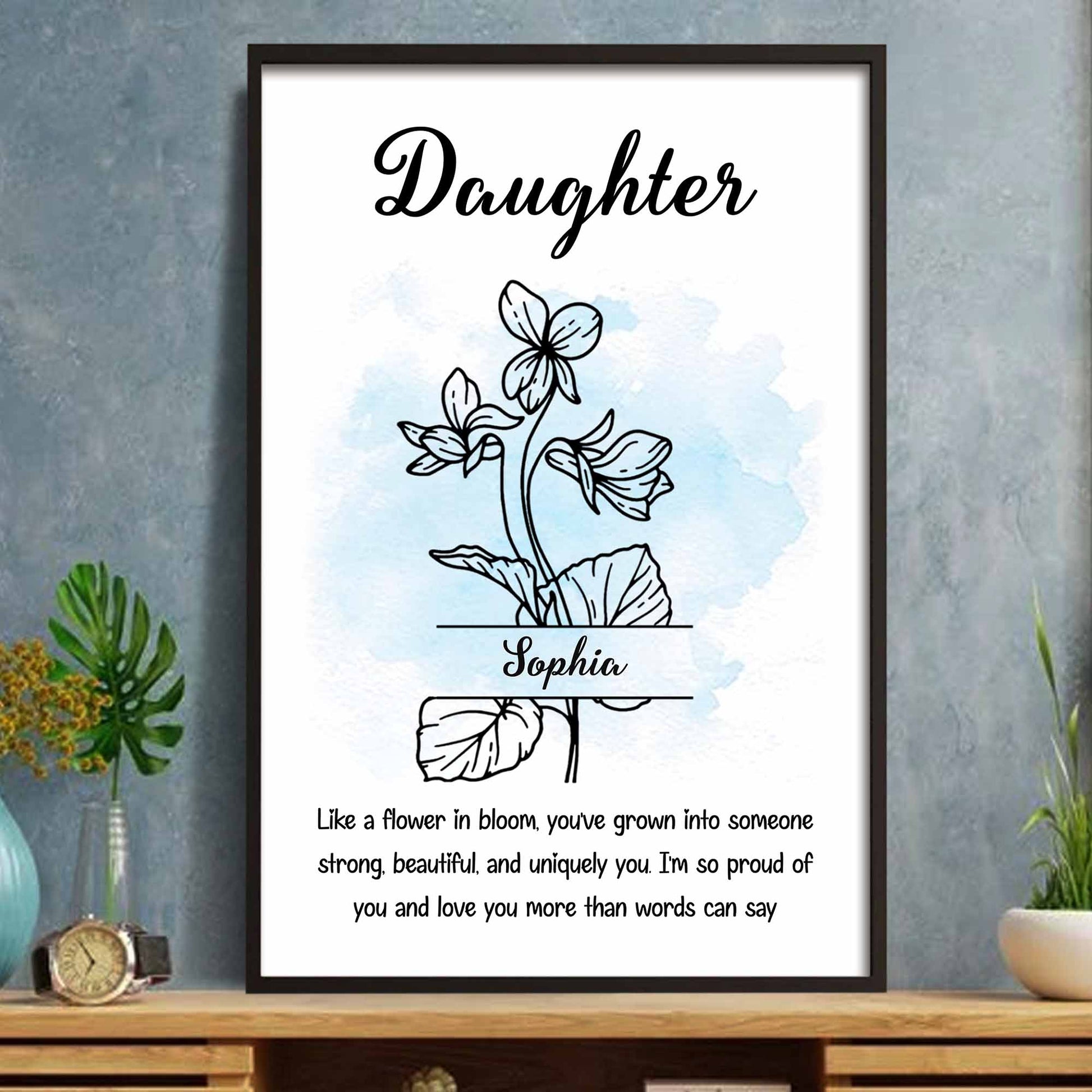 Like A Flower In Bloom, Strong, Beautiful And Uniquely You