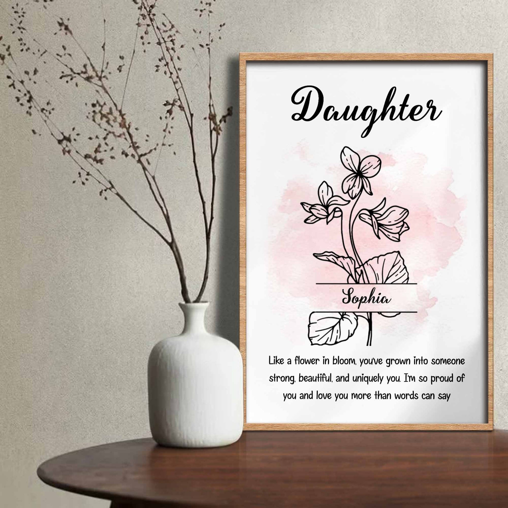 Like A Flower In Bloom, Strong, Beautiful And Uniquely You