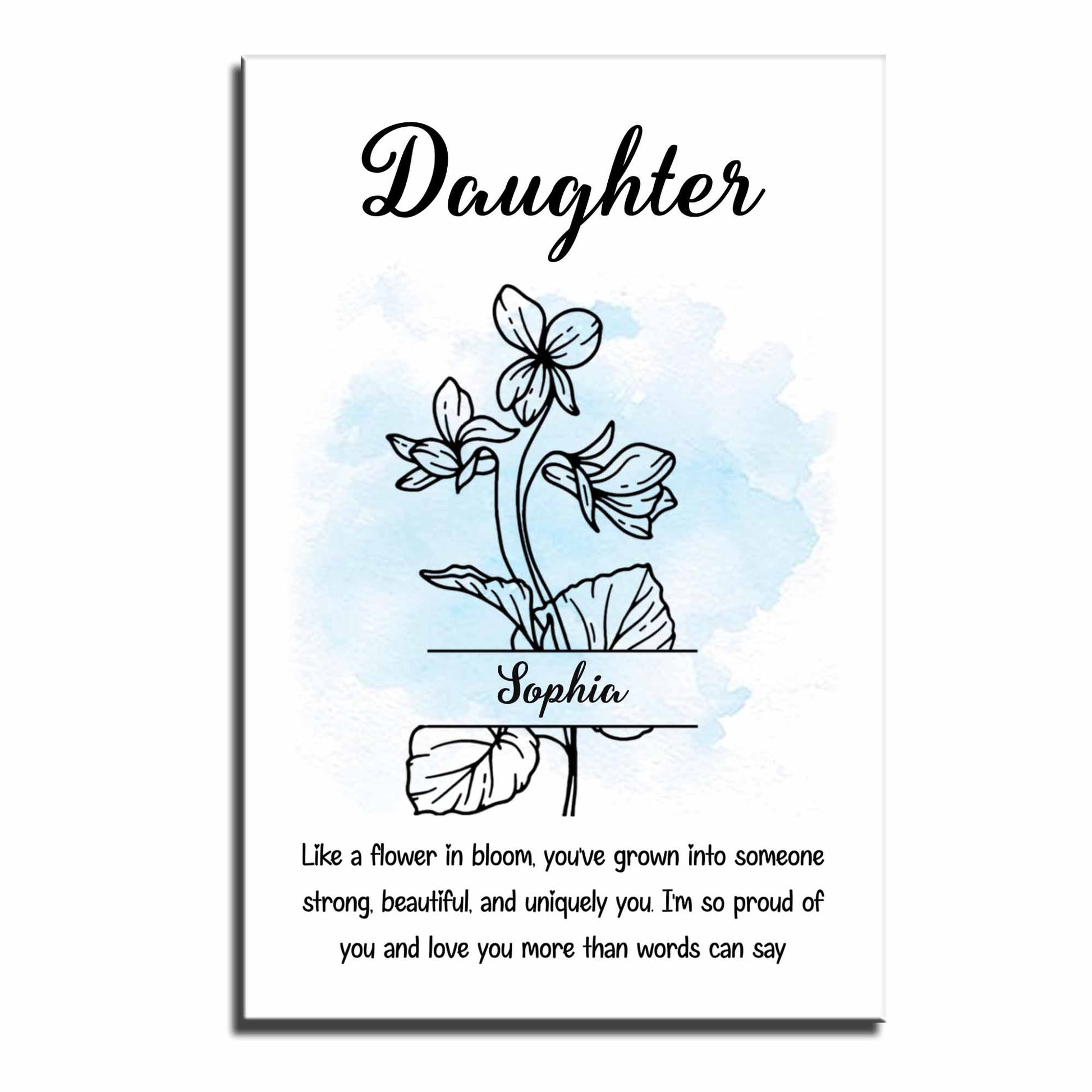 Like A Flower In Bloom, Strong, Beautiful And Uniquely You