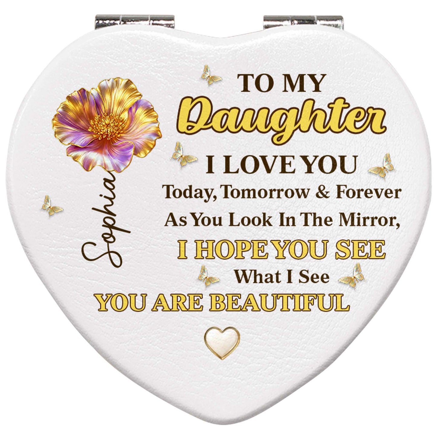 To My Daughter, You Are Beautiful Flower, Butterflies