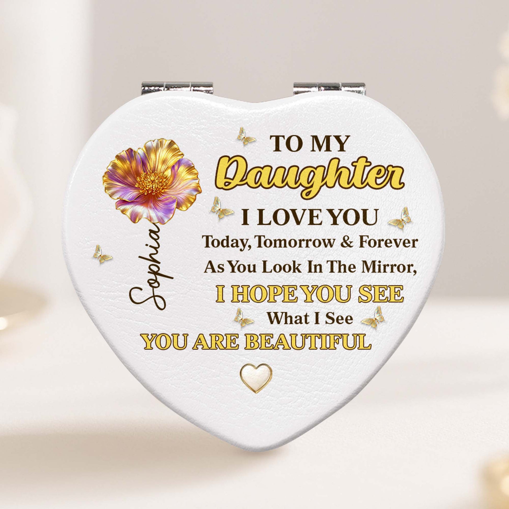 To My Daughter, You Are Beautiful Flower, Butterflies