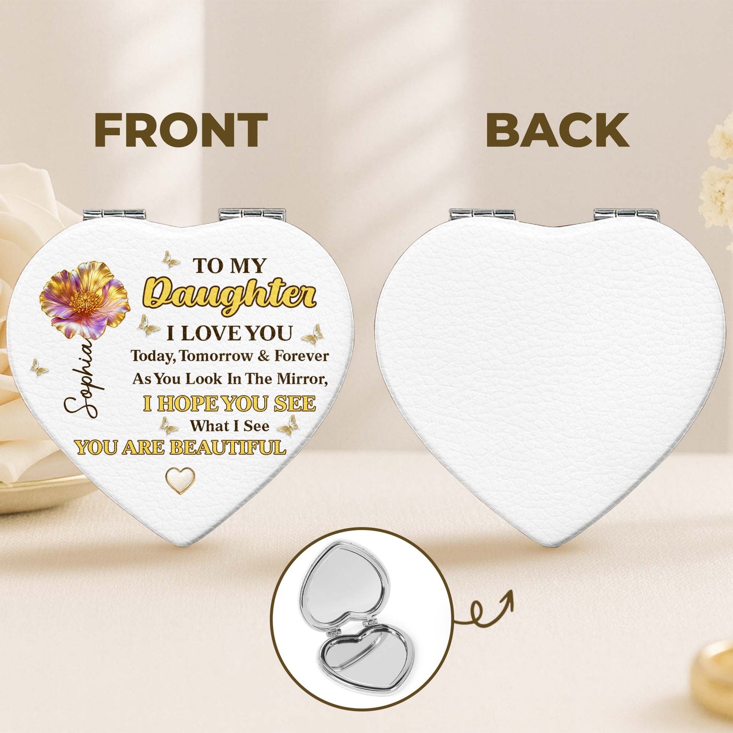 To My Daughter, You Are Beautiful Flower, Butterflies