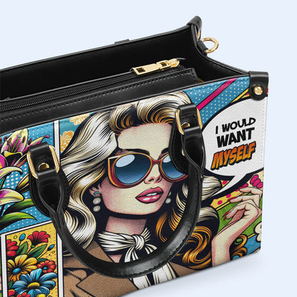 Me gustaría a mí mismo - Bolso de piel personalizado - DB03