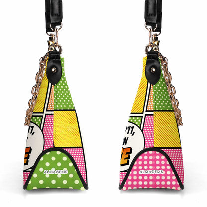 I Am On Fire - Personalized Custom Chain Crossbody Handbag - DB05CH