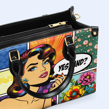 Oui et ? - Sac à main en cuir personnalisé - DB06