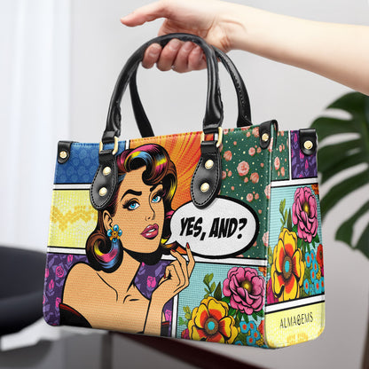 Oui et ? - Sac à main en cuir personnalisé - DB06
